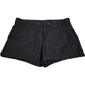 a.n.a Black Cargo Shorts with Relaxed Fit and Drawstring Waistband
